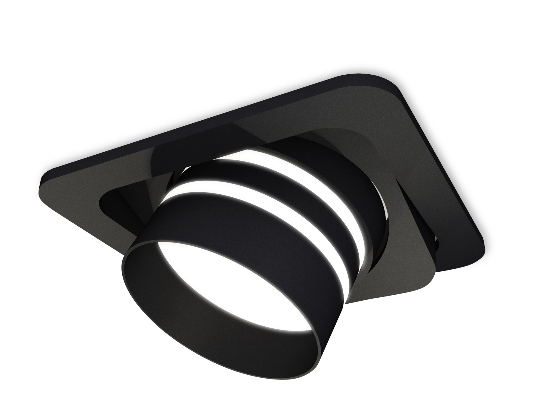 Встраиваемый поворотный светильник XC7659082 SBK/FR черный песок/белый матовый MR16 GU5.3 (C7659, N7142)