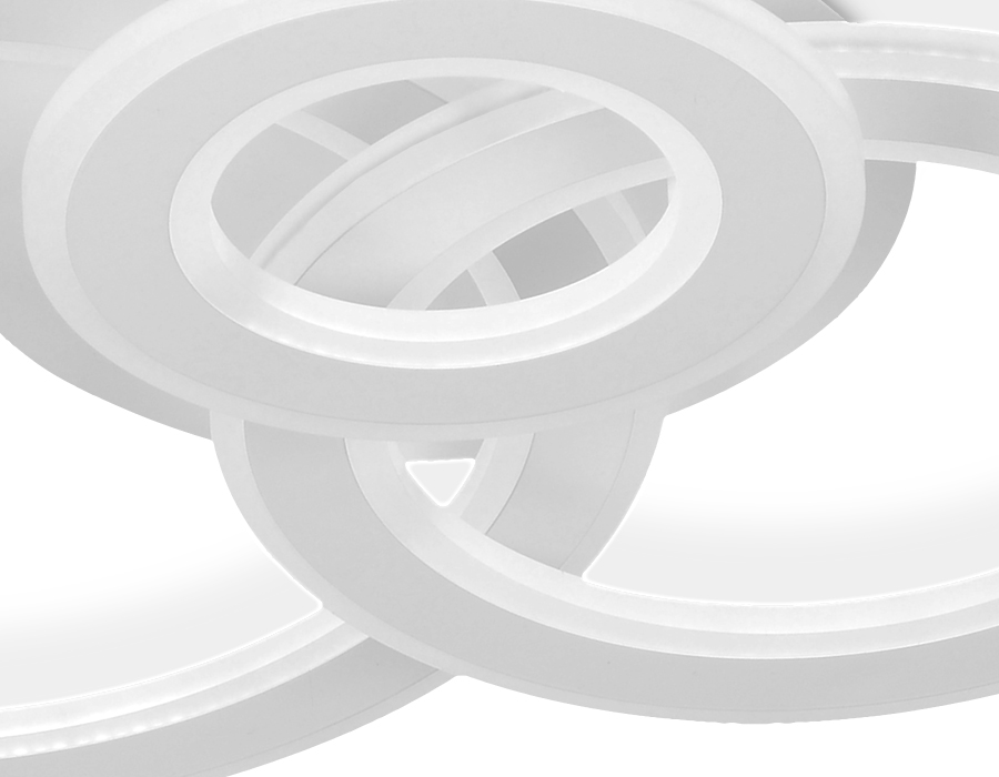 Потолочный управляемый светильник Ambrella Original FA861 WH 71W белый