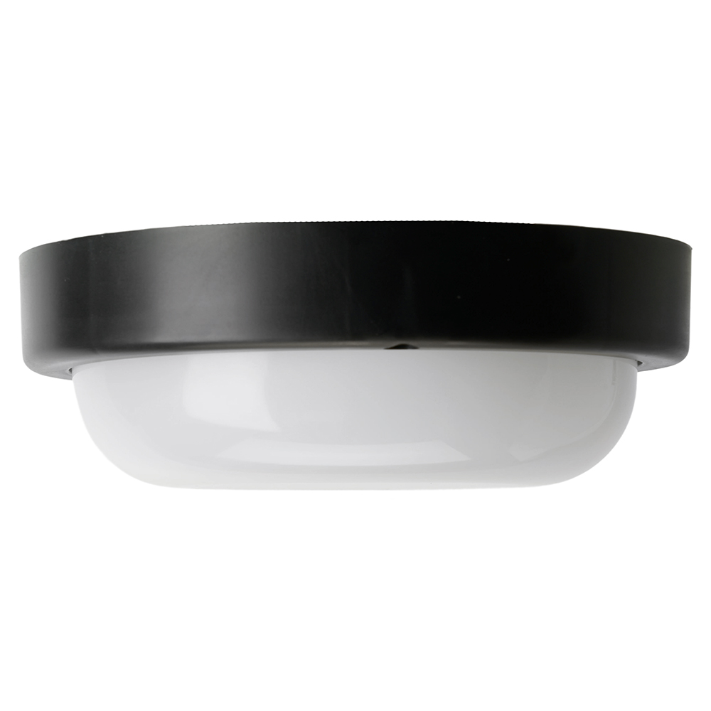 Светильник светодиодный пылевлагозащищённый Feron AL3005 в пластиковом корпусе 12W 6500K 220V IP65 черный