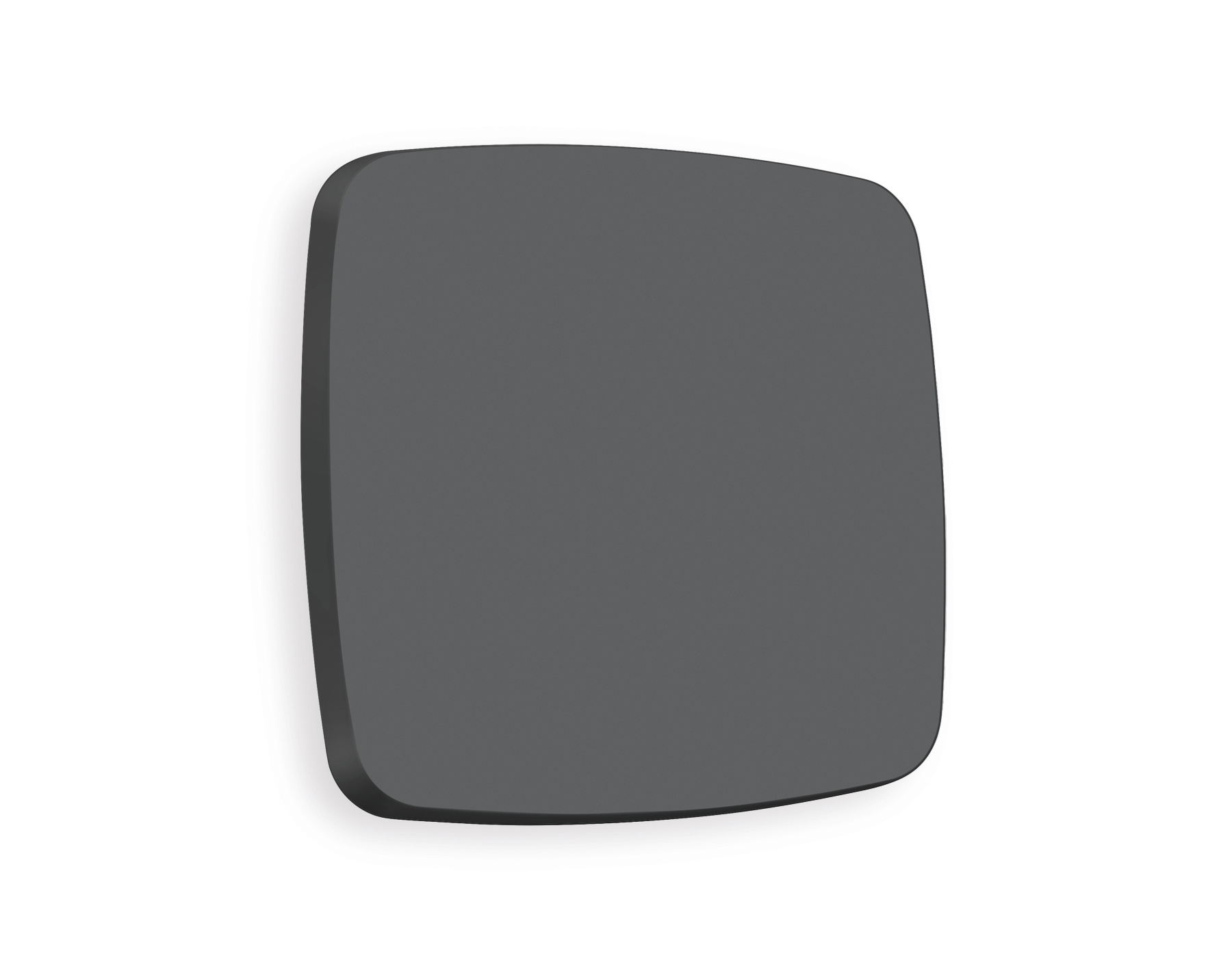 OP9010 Лицевая панель OMEGA (Графит Мягкое касание) для 1-кл выключателей QUANT