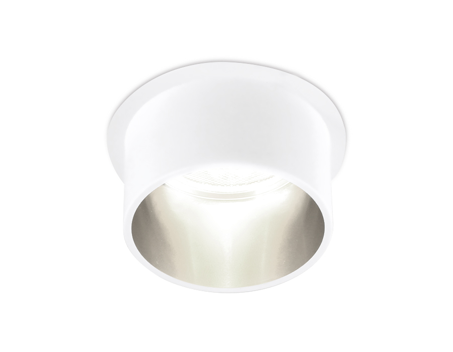 Встраиваемый светильник Ambrella Techno TN200 WH/CH белый/хром Встраиваемый светильник Ambrella Techno TN200 WH/CH белый/хром