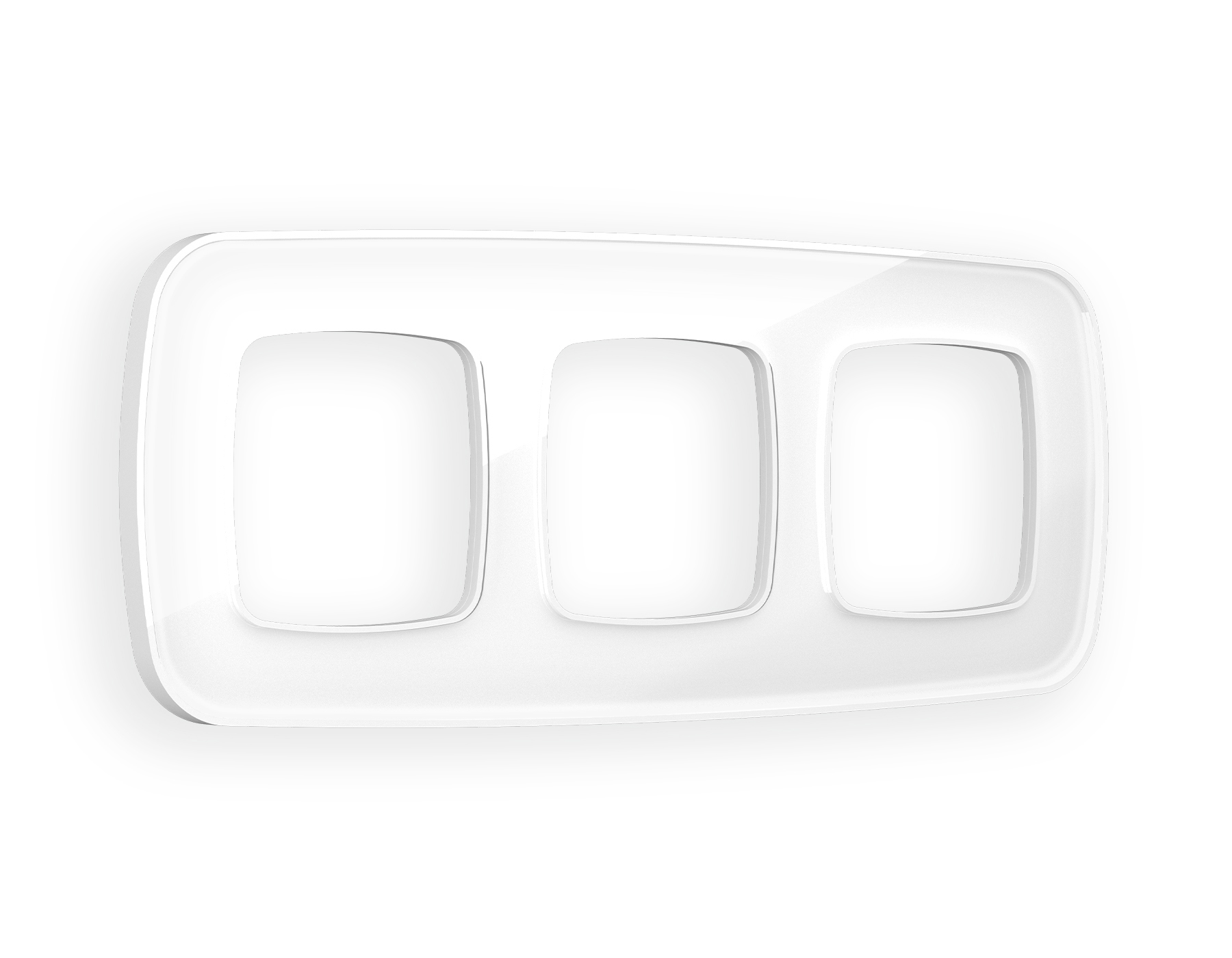 OF640103 Рамка OMEGA Coint (Белый Стекло органическое) 3-ая