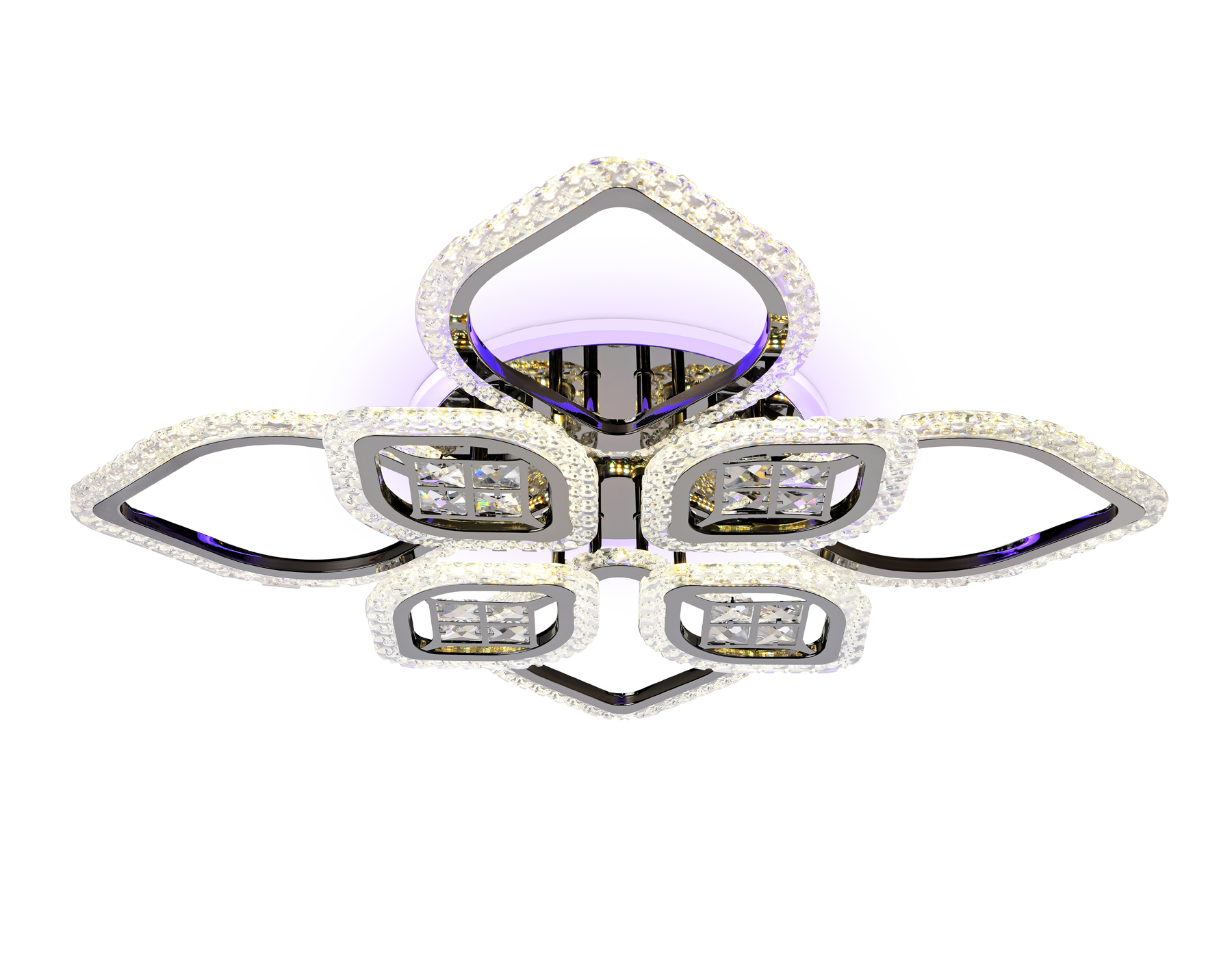 Потолочный LED светильник FA2835/4+4 DCH черный хром 3000K/4200K/6400K 118W 750*750*120 (ПДУ РАДИО 2.4G) Потолочный LED светильник FA2835/4+4 DCH черный хром 3000K/4200K/6400K 118W 750*750*120 (ПДУ РАДИО 2.4G)