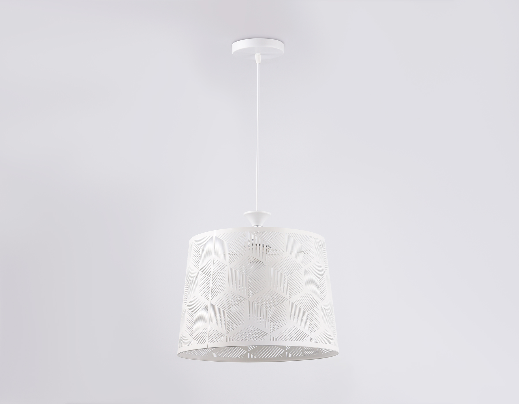 Светильник подвесной Ambrella TR8437 WH белый E27 max 40W D350*800