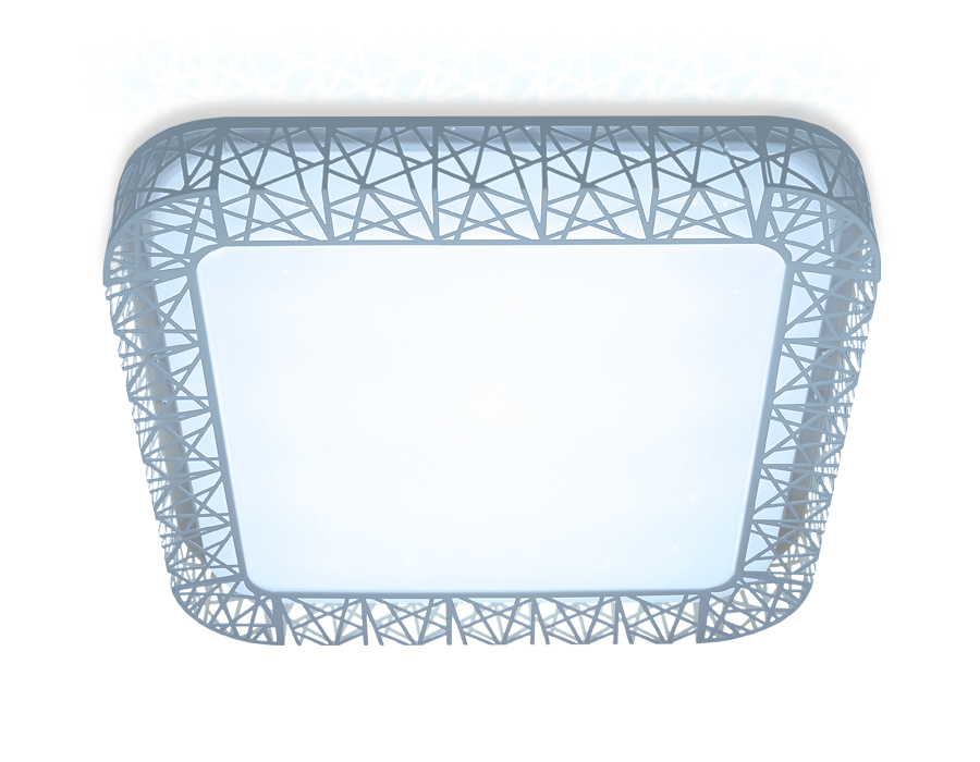 Потолочный управляемый светильник Ambrella Design FF124 WH 72W белый