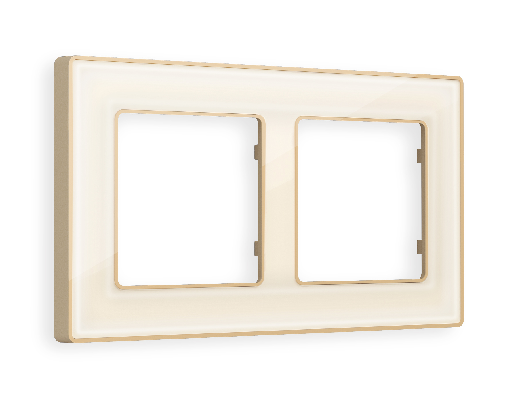 AF580342 Рамка ALFA Arctic (Бежевый Стекло органическое/Шампань) 2-ая