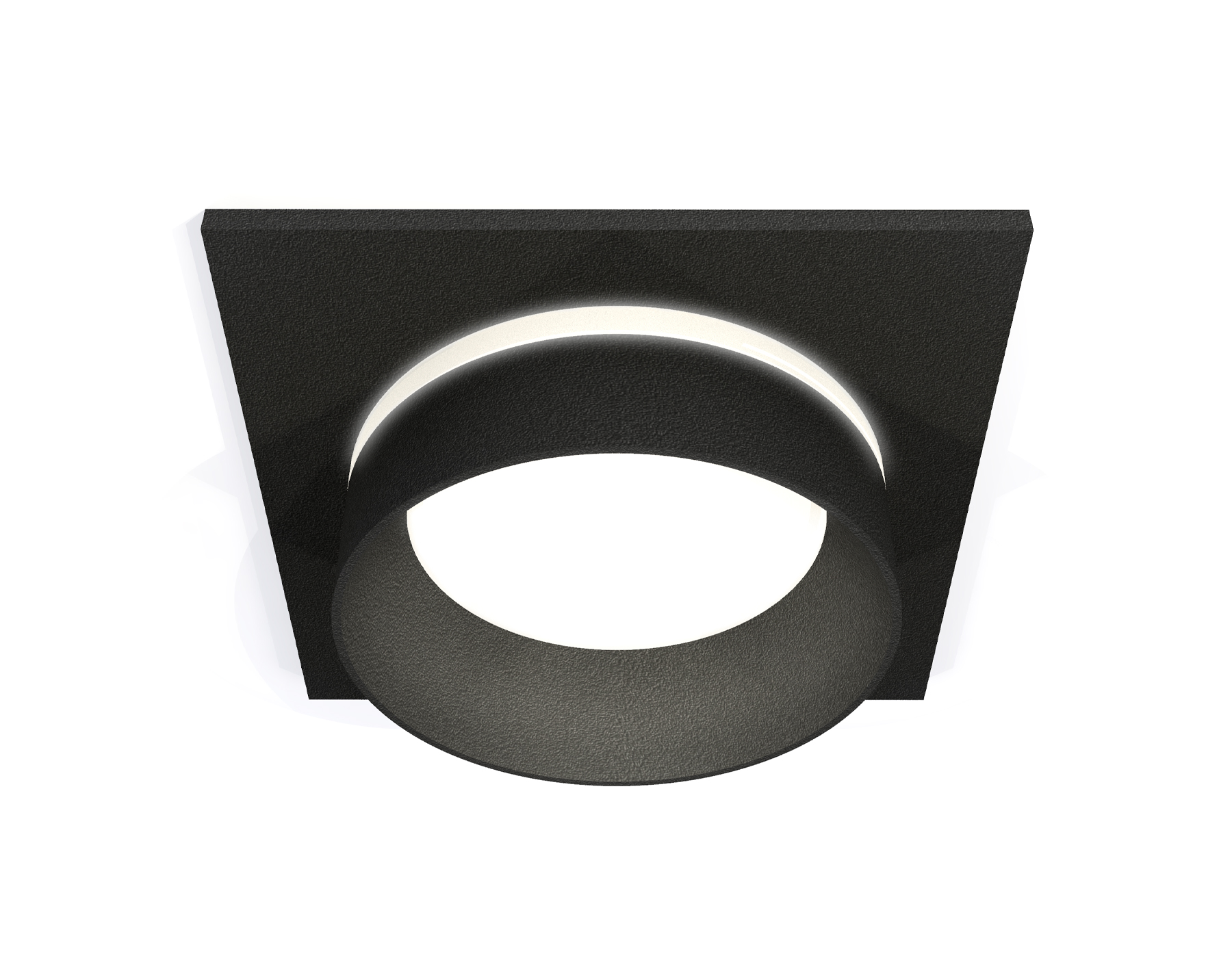 Встраиваемый светильник XC6521061 SBK/FR черный песок/белый матовый MR16 GU5.3 (C6521, N6229)