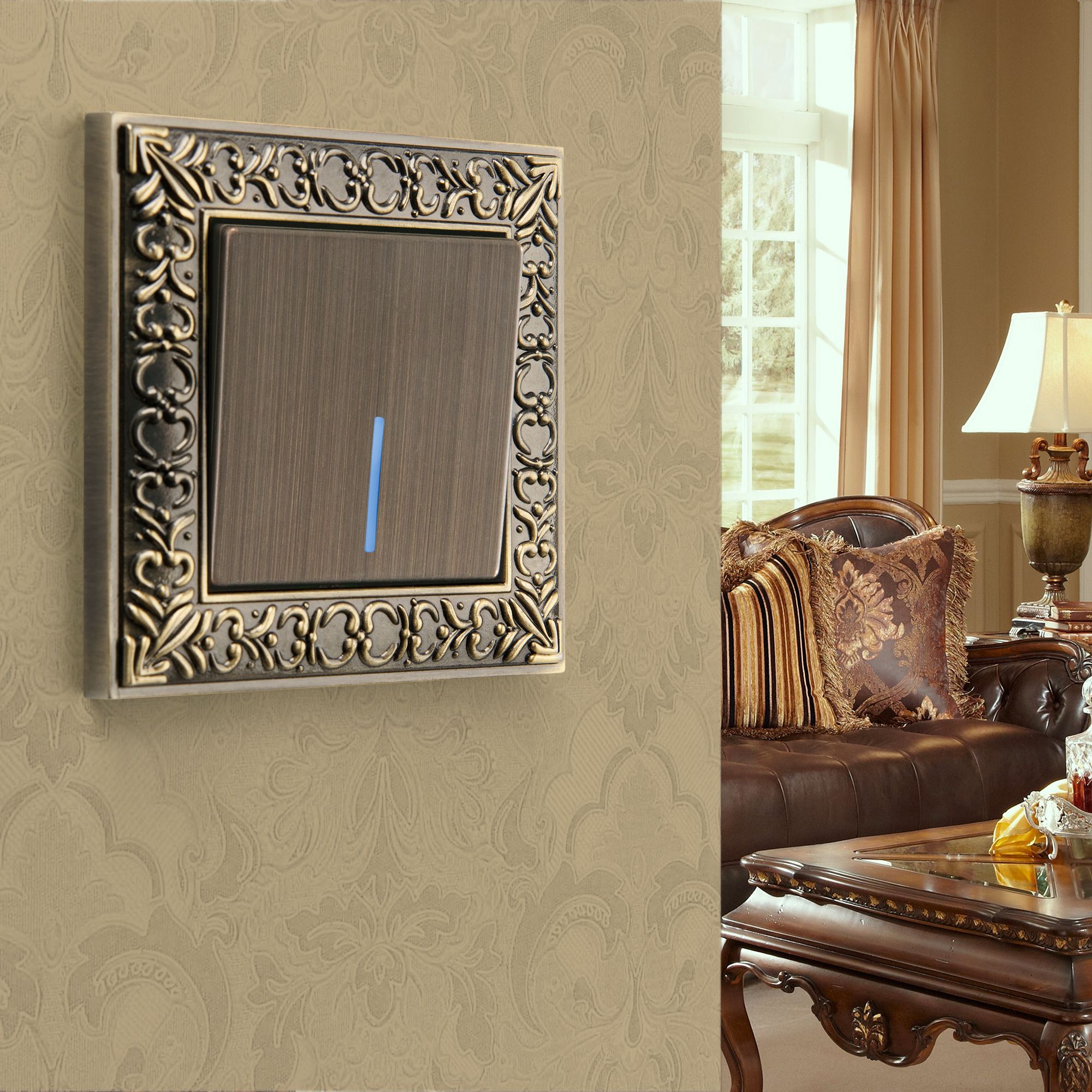 Рамка WERKEL Antik на 1 пост (бронза) WL07-Frame-01 / W0011512 / a029838