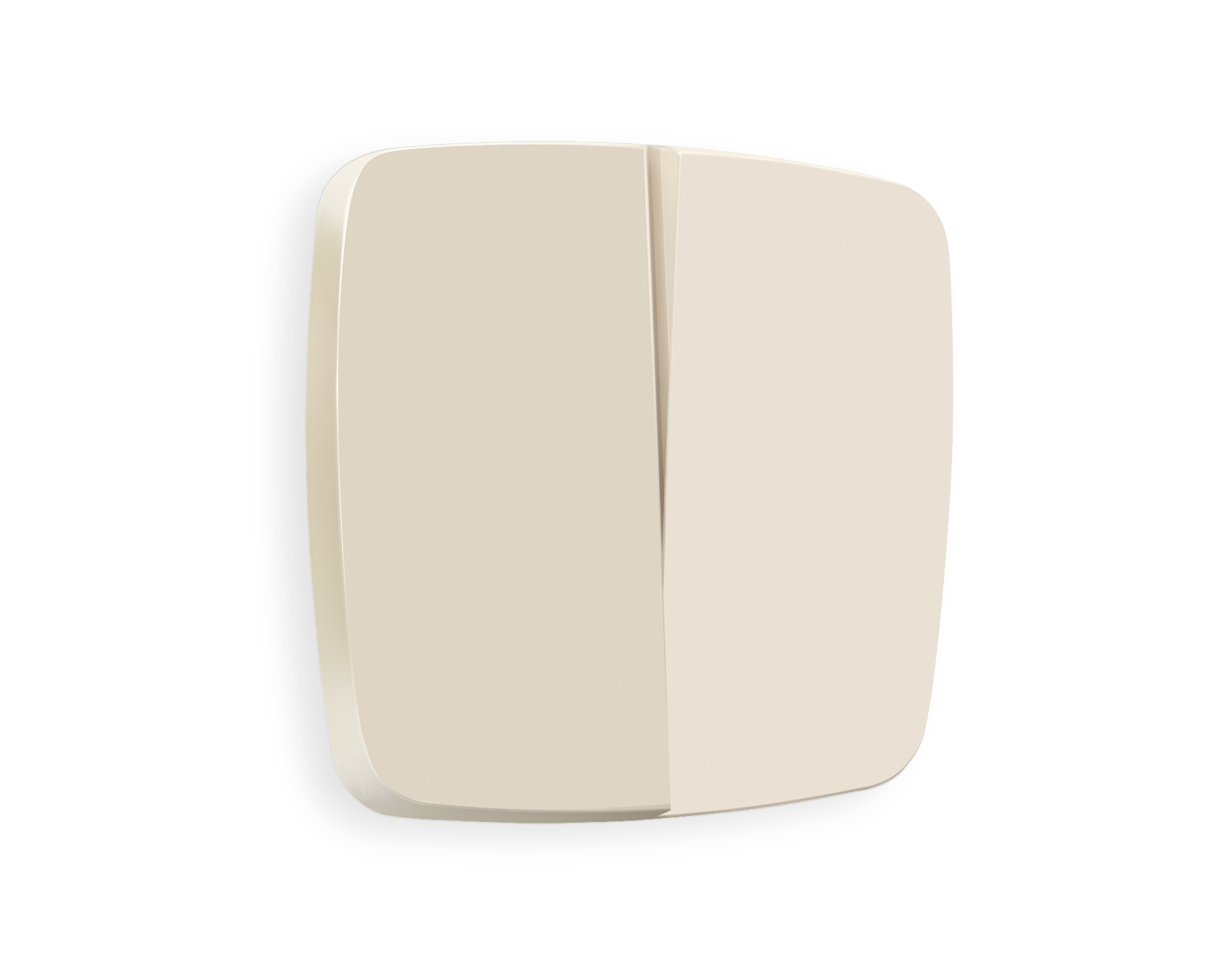 OP3230 Лицевая панель OMEGA (Бежевый матовый) для 2-кл выключателей QUANT