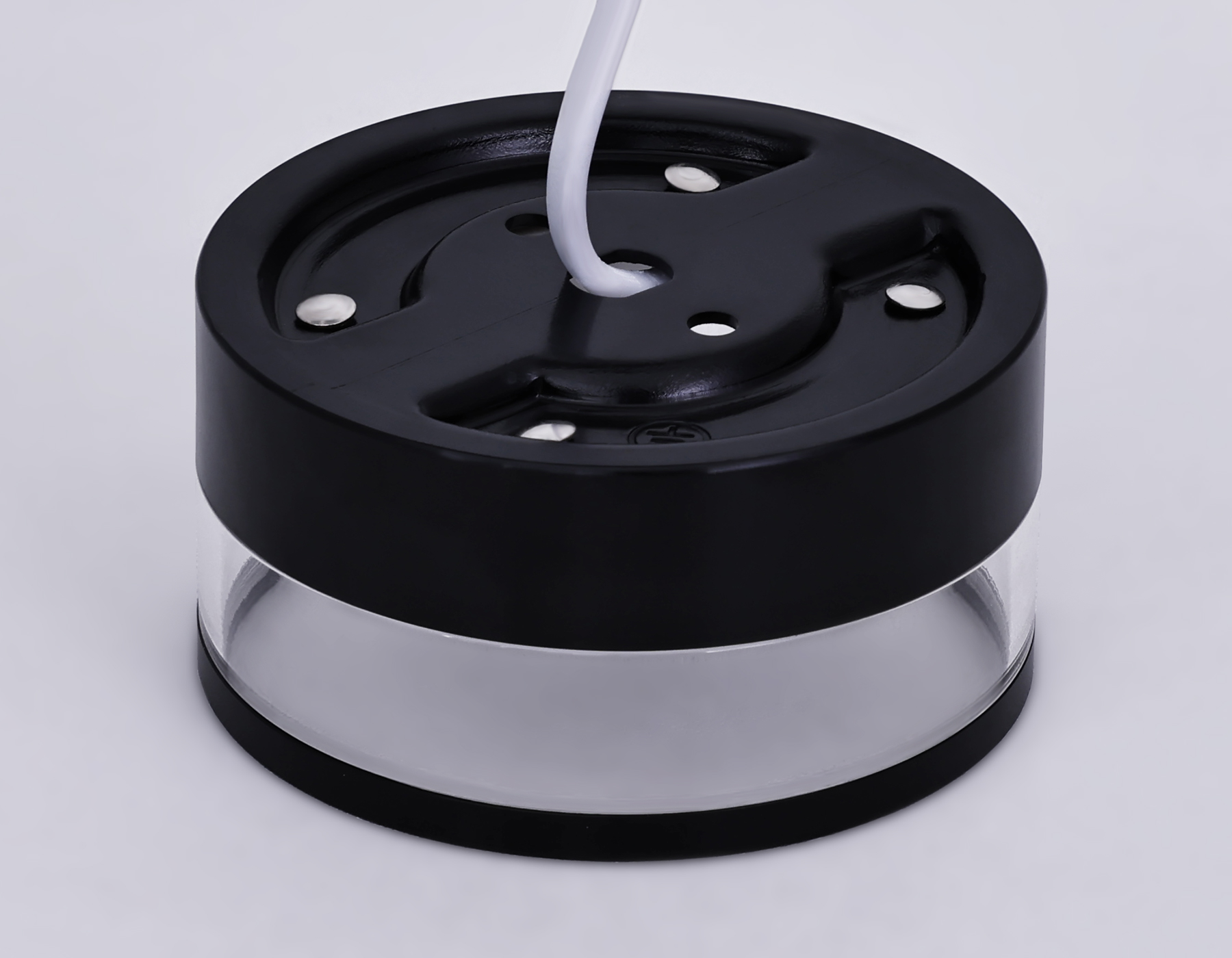 Накладной светильник Ambrella TN5506 SBK/CL черный песок/прозрачный GX53 D85*43