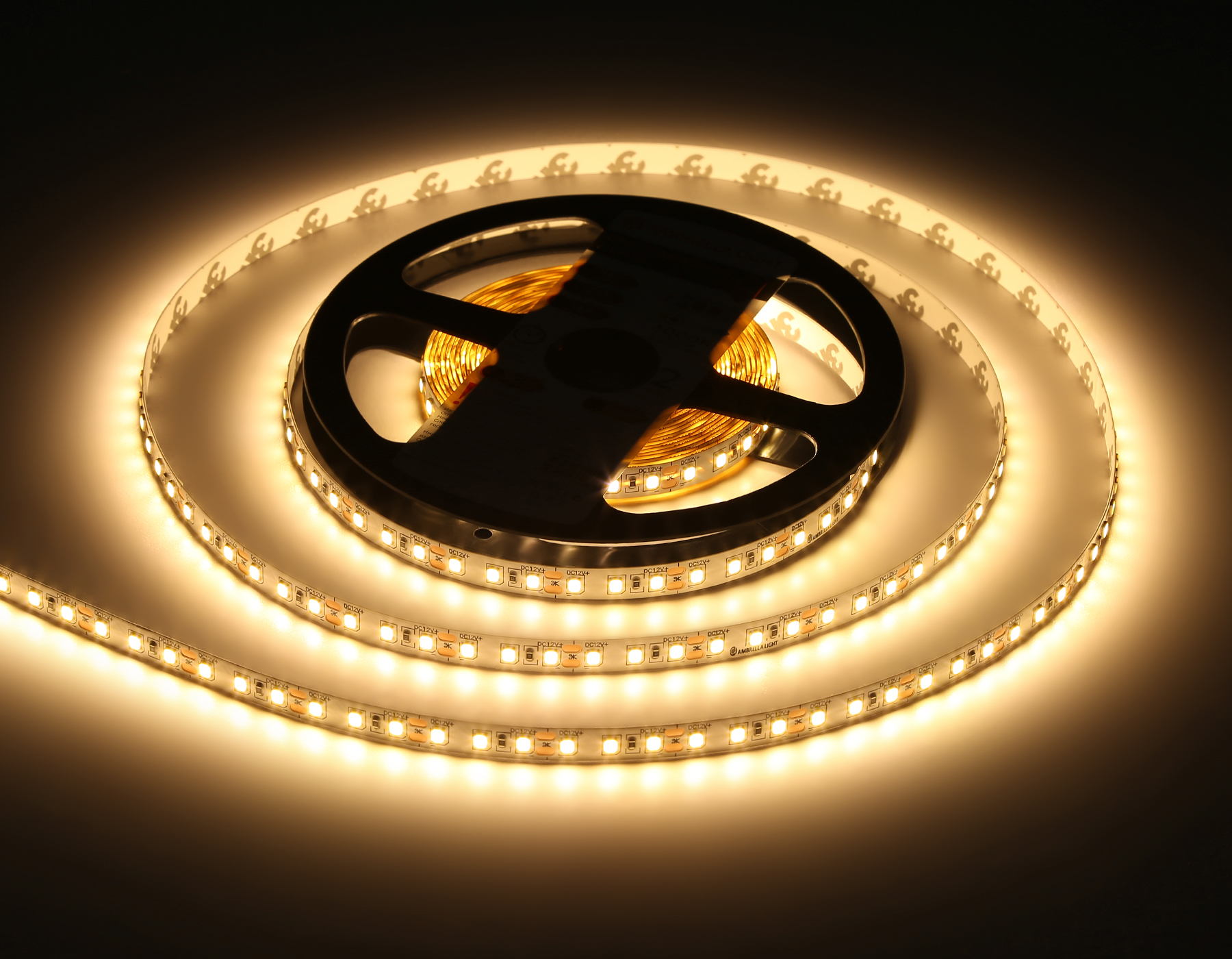 GS1101 2835 120Led/ 9.6W m/ 12V IP20 3000K/ 5000*8*1.2mm (2 конт.)