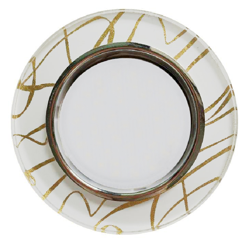 Светильник General GCL-GX53-H38-BL-10 Золотая роспись