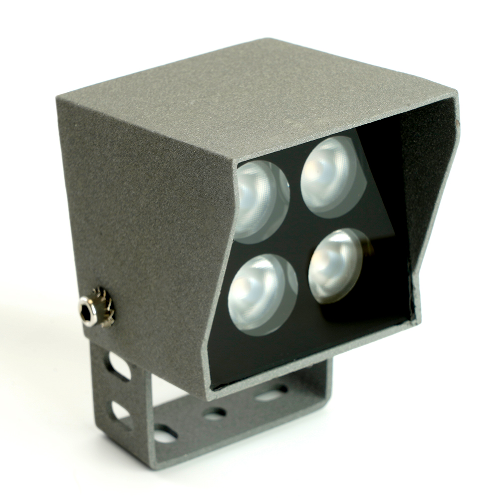 Светодиодный светильник ландшафтно-архитектурный Feron LL-895  AC220-240 4W 2700K IP66 квадрат