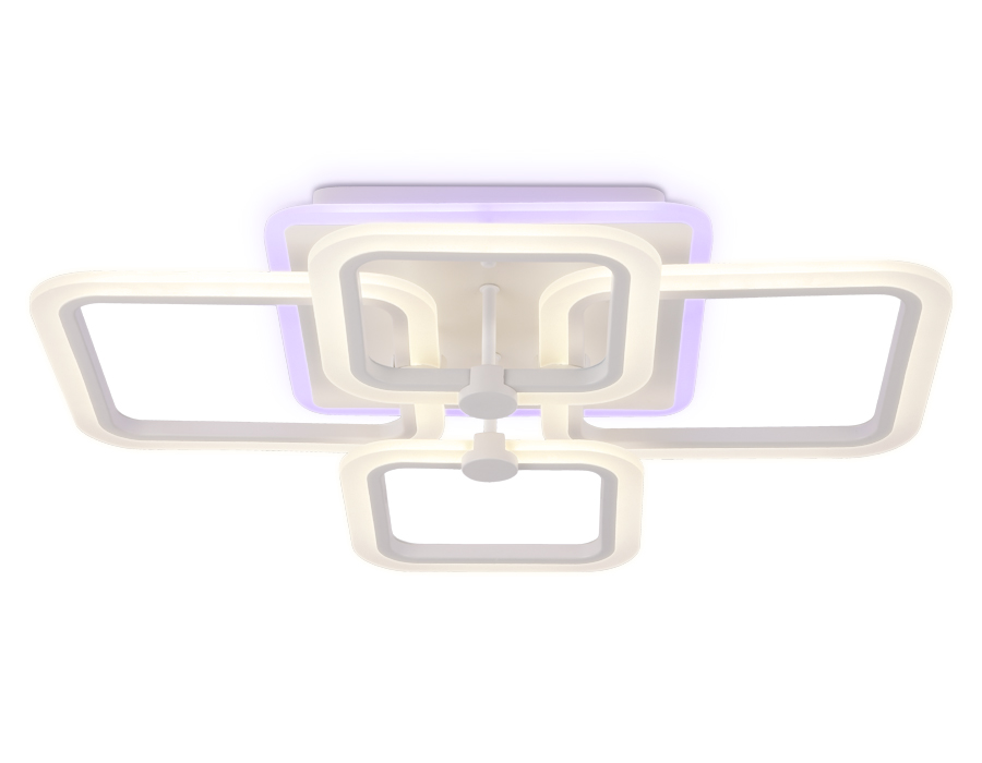 Потолочный светодиодный светильник Ambrella с пультом FA533 белый 105W 770*540*120