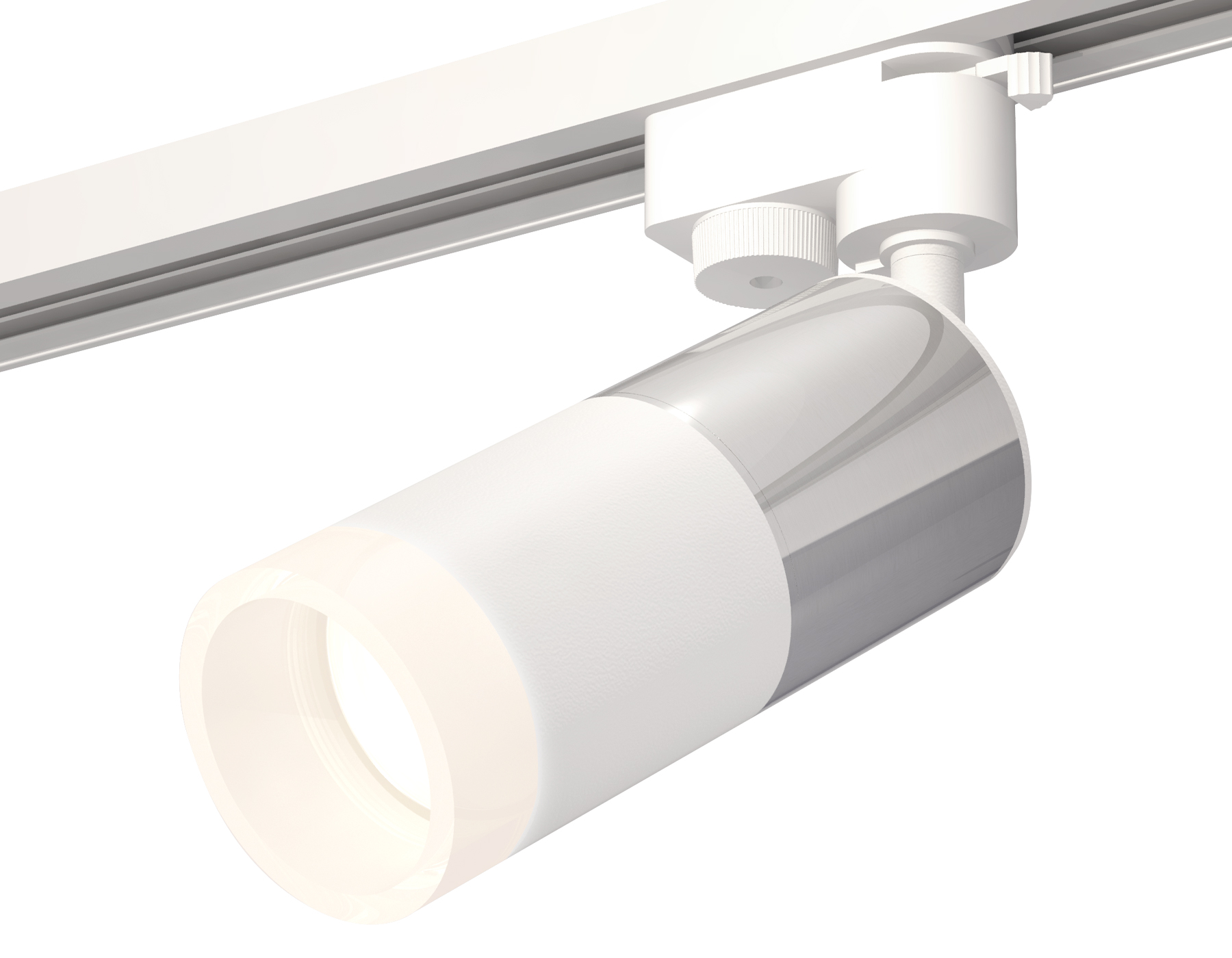 Трековый однофазный светильник XT6301051 SWH/PSL/FR белый песок/серебро полированное/белый матовый MR16 GU5.3