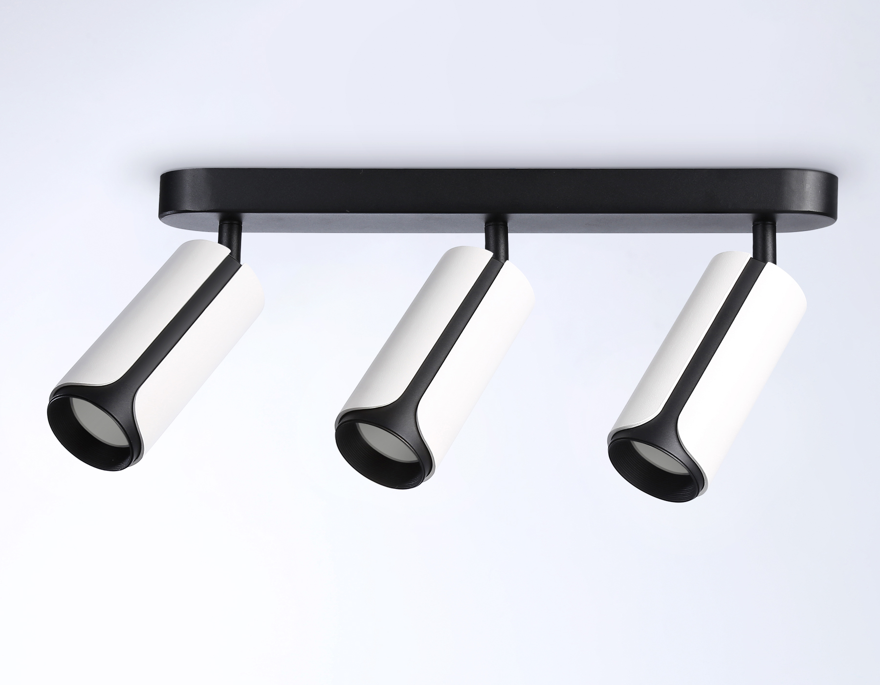 Настенно-потолочный поворотный спот Ambrella TN51603/3 WH/BK белый/черный GU10/3 380*60*195