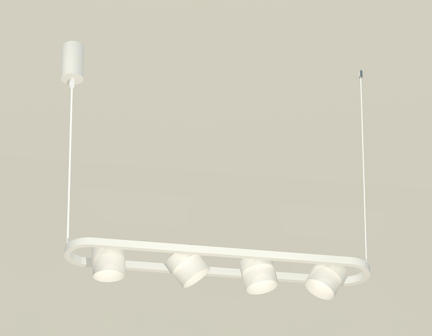 Подвесной светильтник Ambrella XB9163154/4 SWH/FR белый песок/белый матовый GX53 (C9163, N8402)