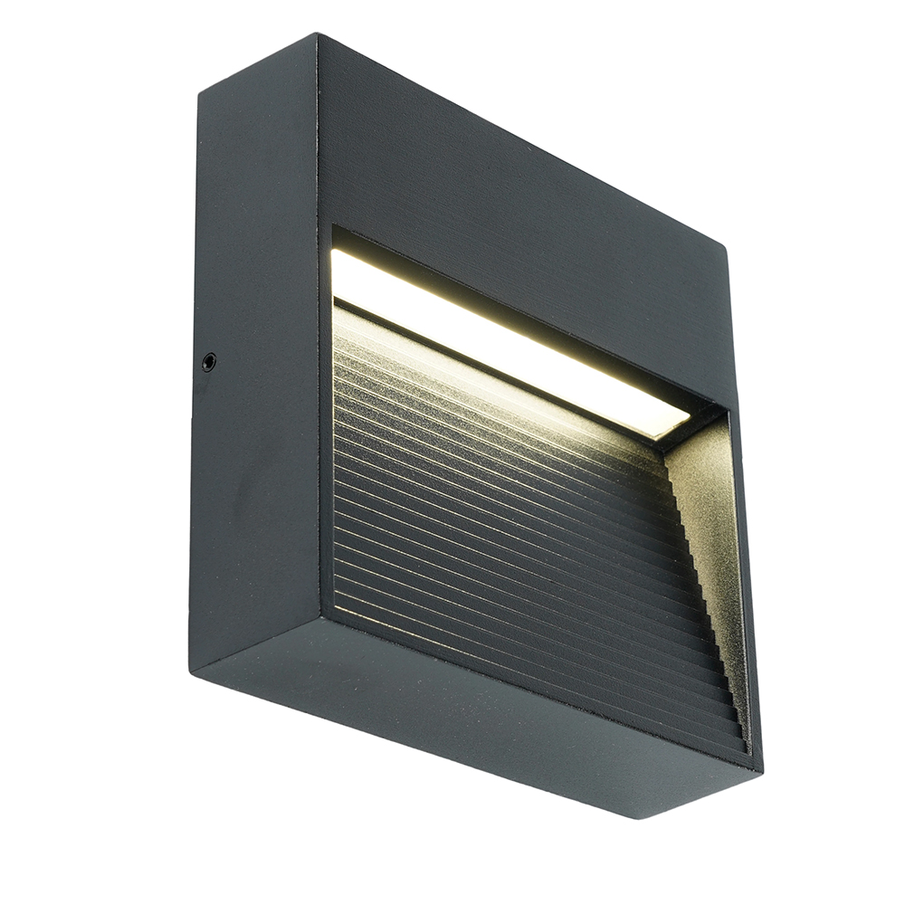 Светодиодный светильник Feron DH204-1 накладной 5W 4000K, IP65, черный