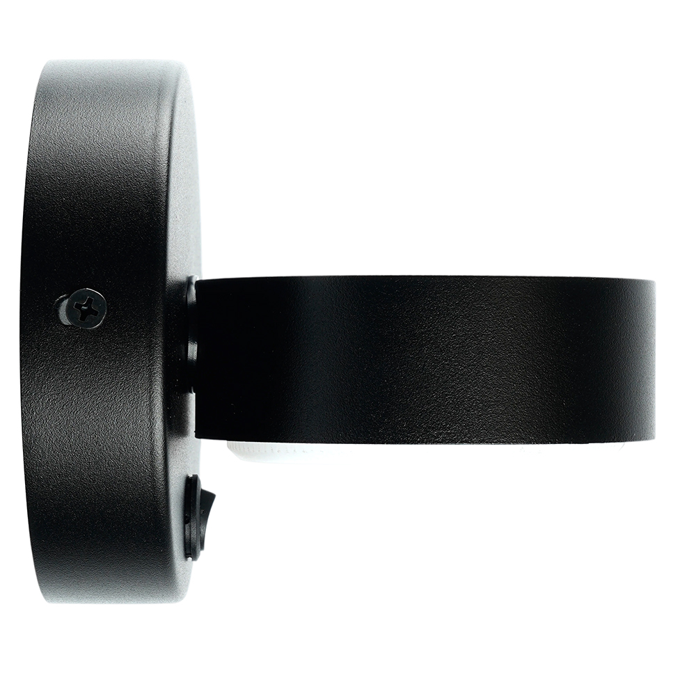 Светильник настенный Feron HL4601 12W, 230V, GX53, черный