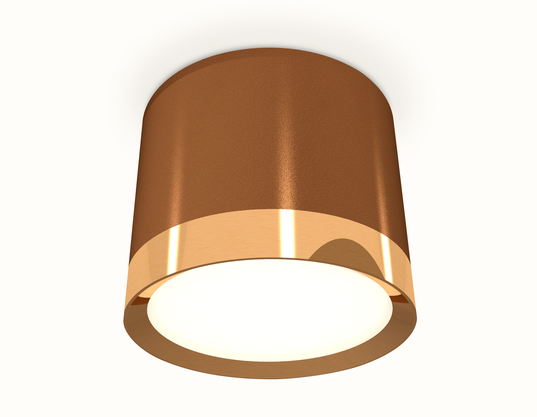 Накладной светильник XS8117001 SCF/PYG кофе песок/золото желтое полированное GX53 (C8117, N8124)