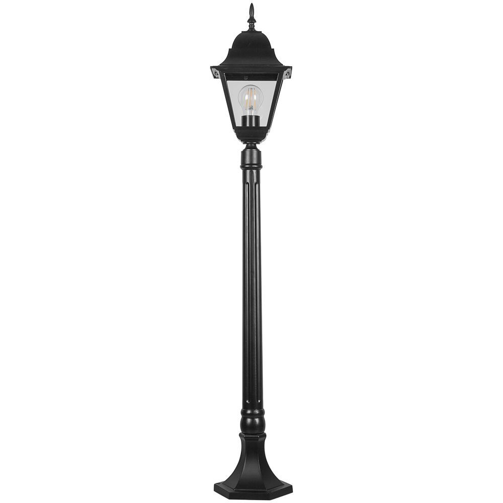 Светильник садово-парковый Feron 4210/PL4210 столб 100W E27 230V, черный Светильник садово-парковый Feron 4210/PL4210 столб 100W E27 230V, черный