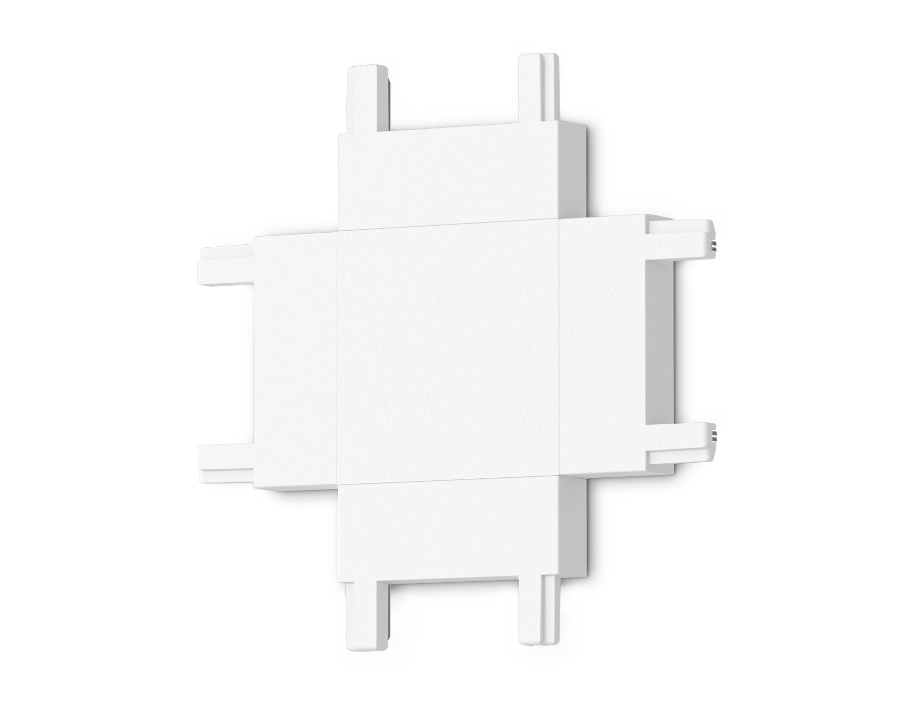Коннектор X-образный для шинопровода Magnetic Ultra Slim Ambrella GV1124 WH белый 46*46*6
