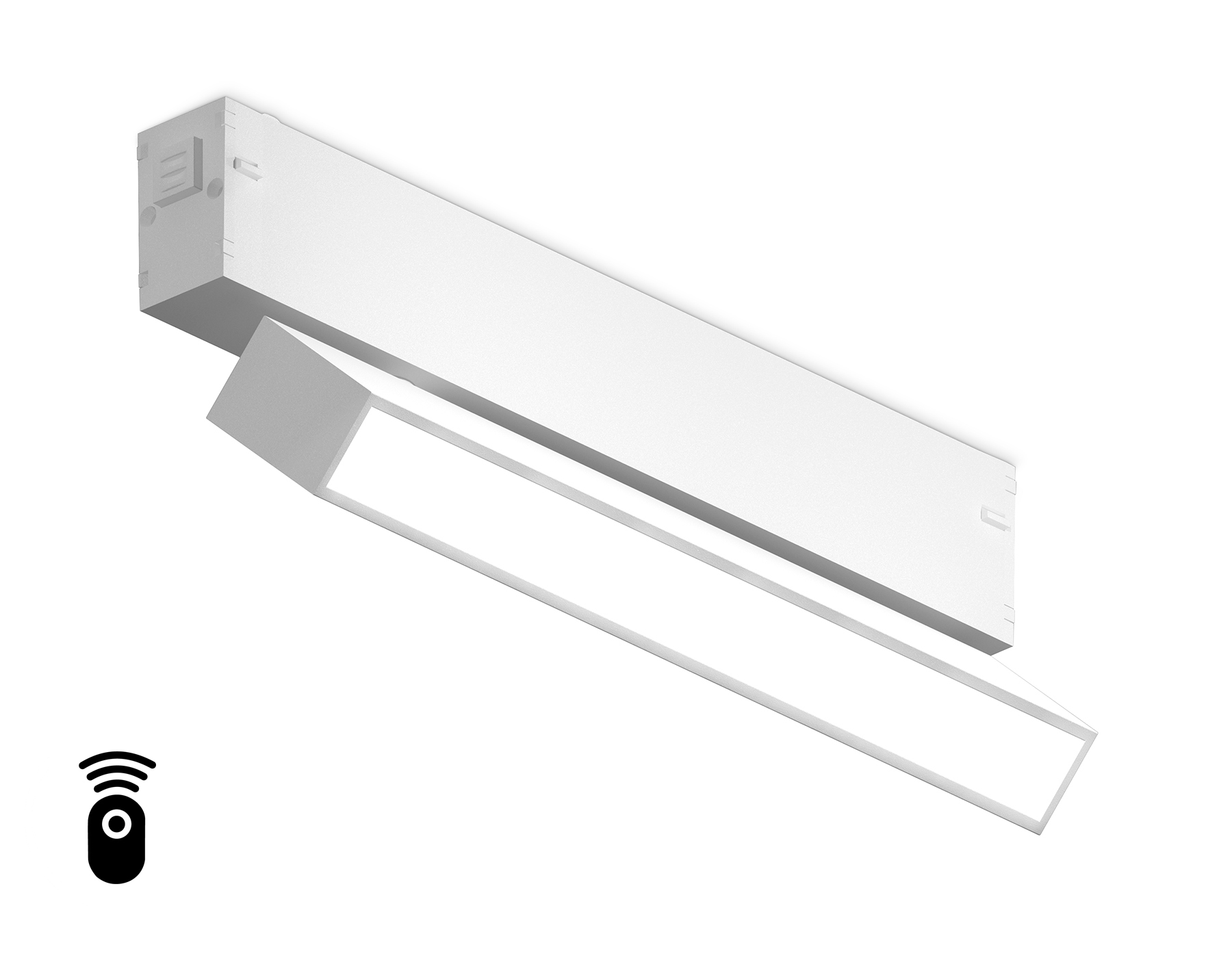 GL1321 WH белый IP20 12W 3000K-6400K 220V 120° 232*25*112 (Без ПДУ)