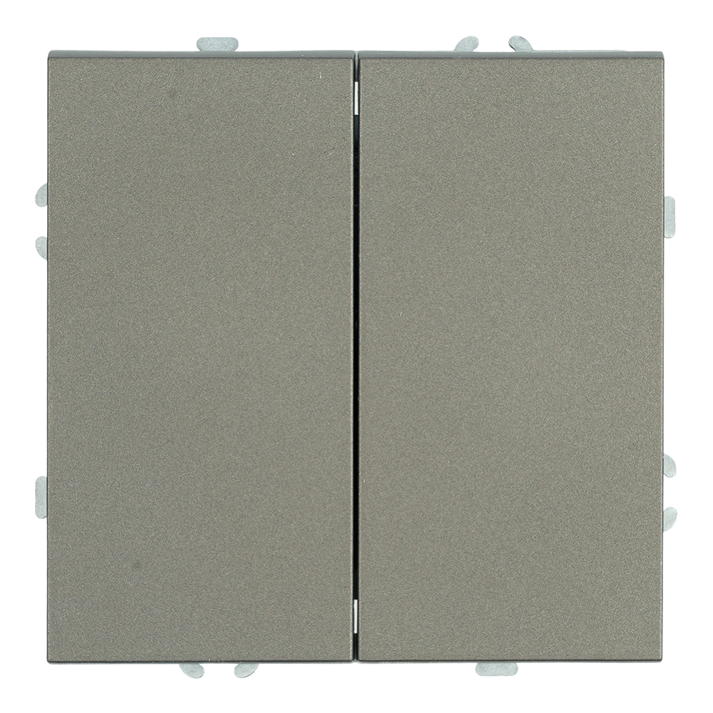 Переключатель перекрестный 2-клавишный (механизм), STEKKER, 250В, 10А, серия Эмили, RSW10-5111-09, антрацит, soft touch