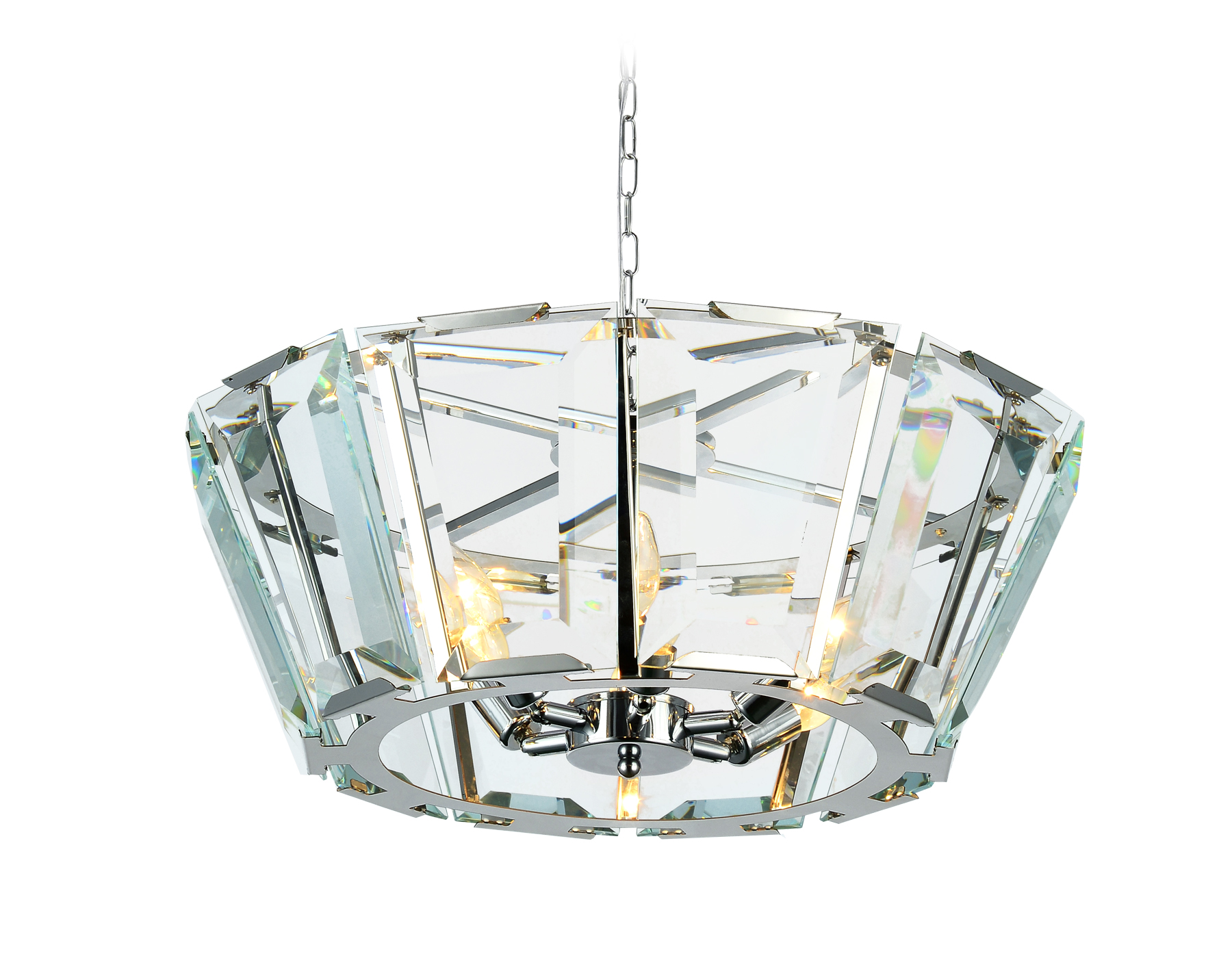 Подвесная люстра с хрусталем Ambrella TR5110 CH/CL хром/прозрачный E14/6 max 40W