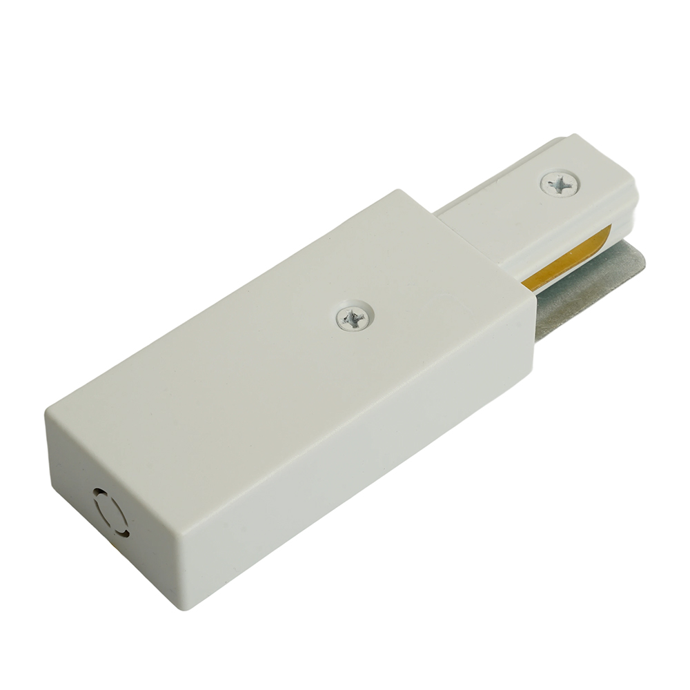 Cоединитель - коннектор для шинопровода, белый, LD1022