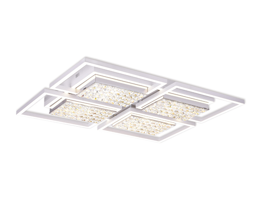 Светильник Ambrella FA119/4 WH 228W 910*710*100 (ПДУ РАДИО 2.4)