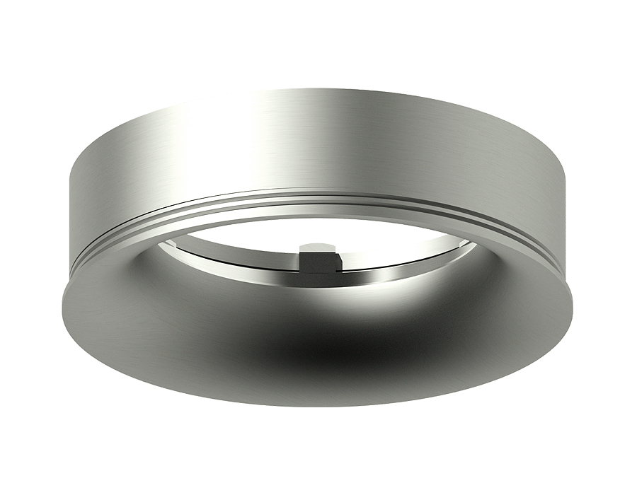 Насадка передняя для корпуса светильника Ambrella N7013 MCH хром матовый D70*H20mm Out2mm MR16