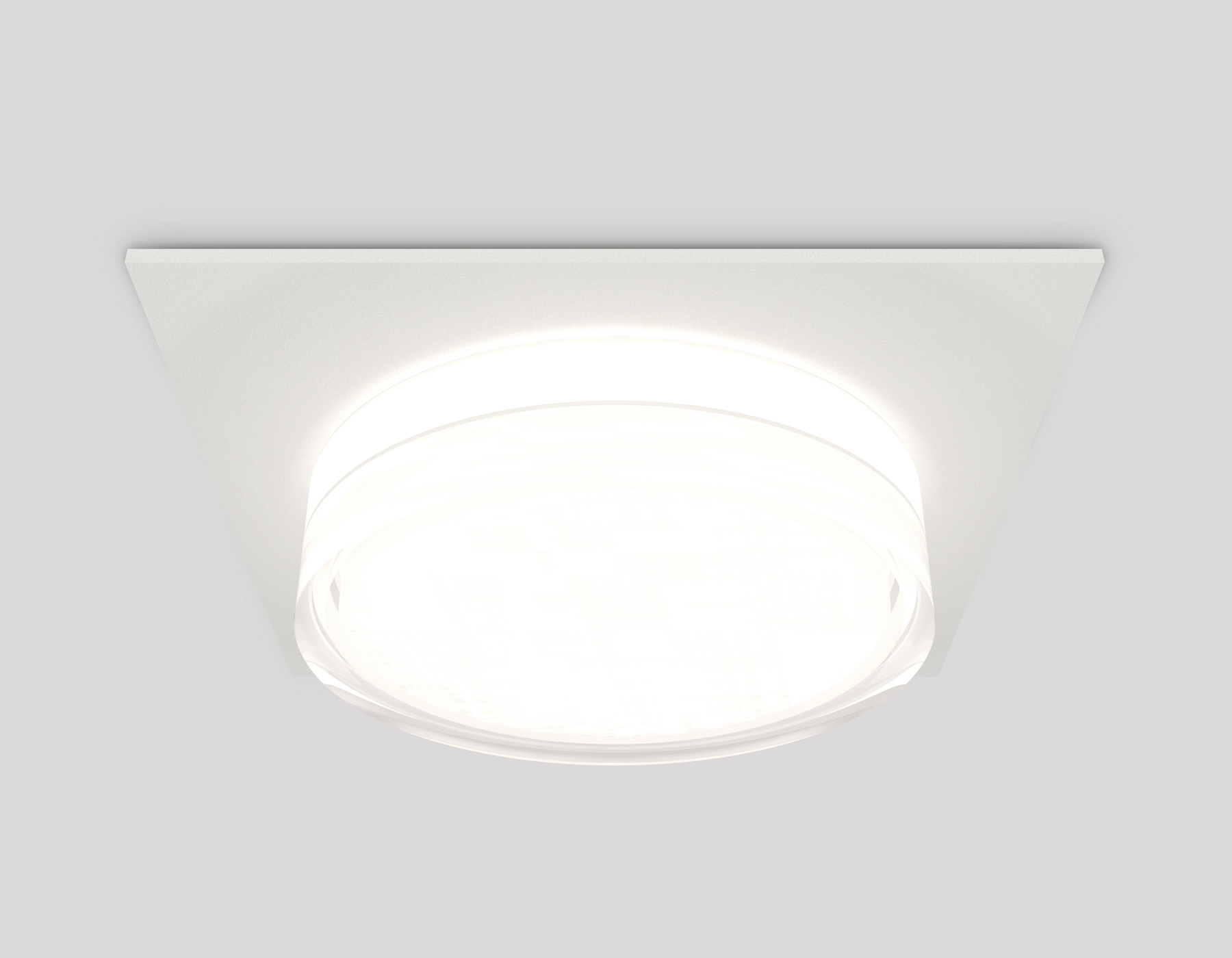 Встраиваемый светильник Ambrella XC8061022 SWH/FR/CL белый песок/белый матовый/прозрачный GX53 (C8061, N8399)