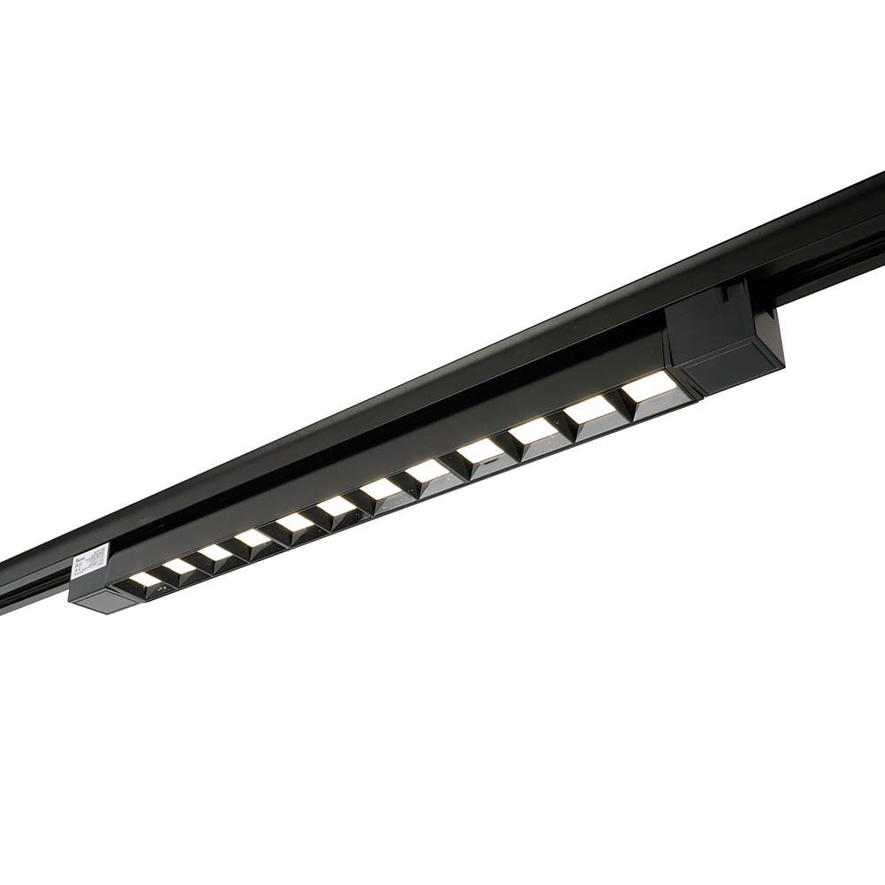 Светодиодный светильник Feron AL230 трековый однофазный на шинопровод 30W 4000K 60 градусов черный серия LensFold