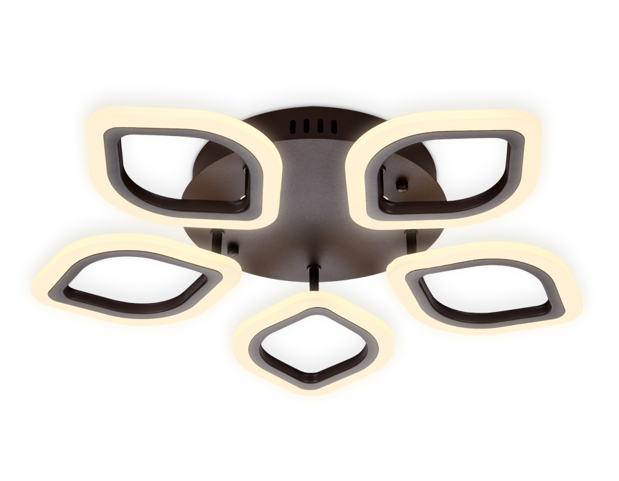 Потолочный светодиодный светильник Ambrella с пультом FA443 кофе 60W 540*520*80