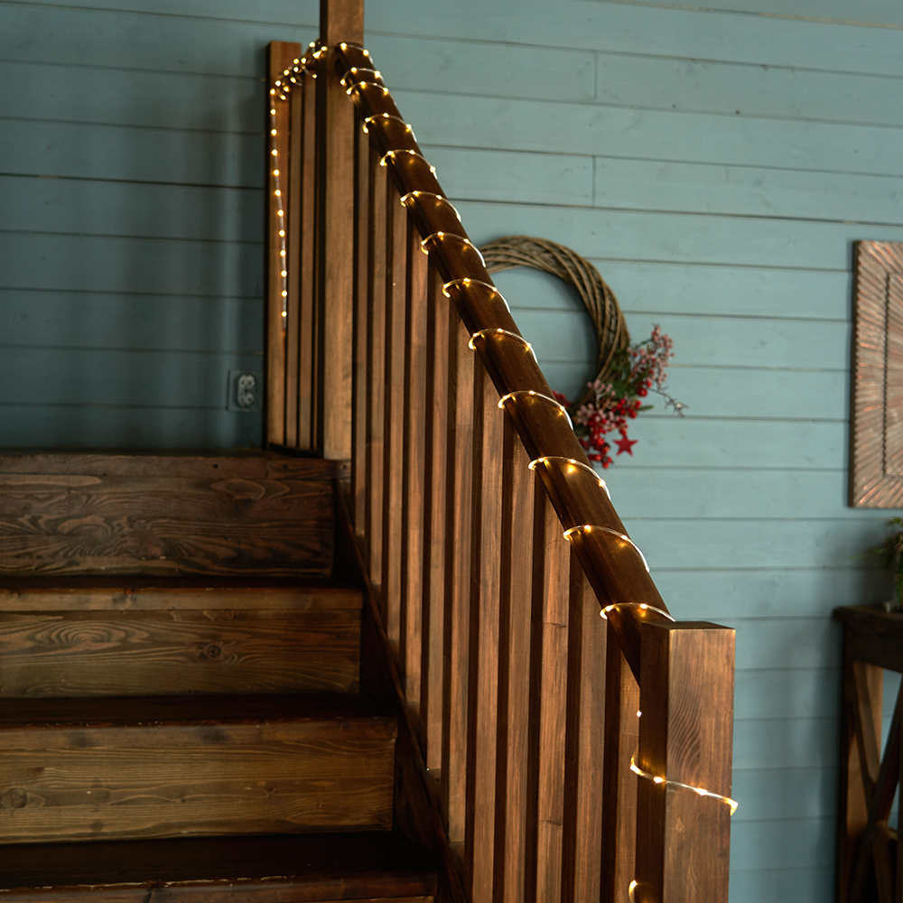 Светодиодная гирлянда Feron CL587 линейная Мини Дюралайт 2700К с контроллером, 15м, c питанием от сети 220V Светодиодная гирлянда Feron CL587 линейная Мини Дюралайт 2700К с контроллером, 15м, c питанием от сети 220V