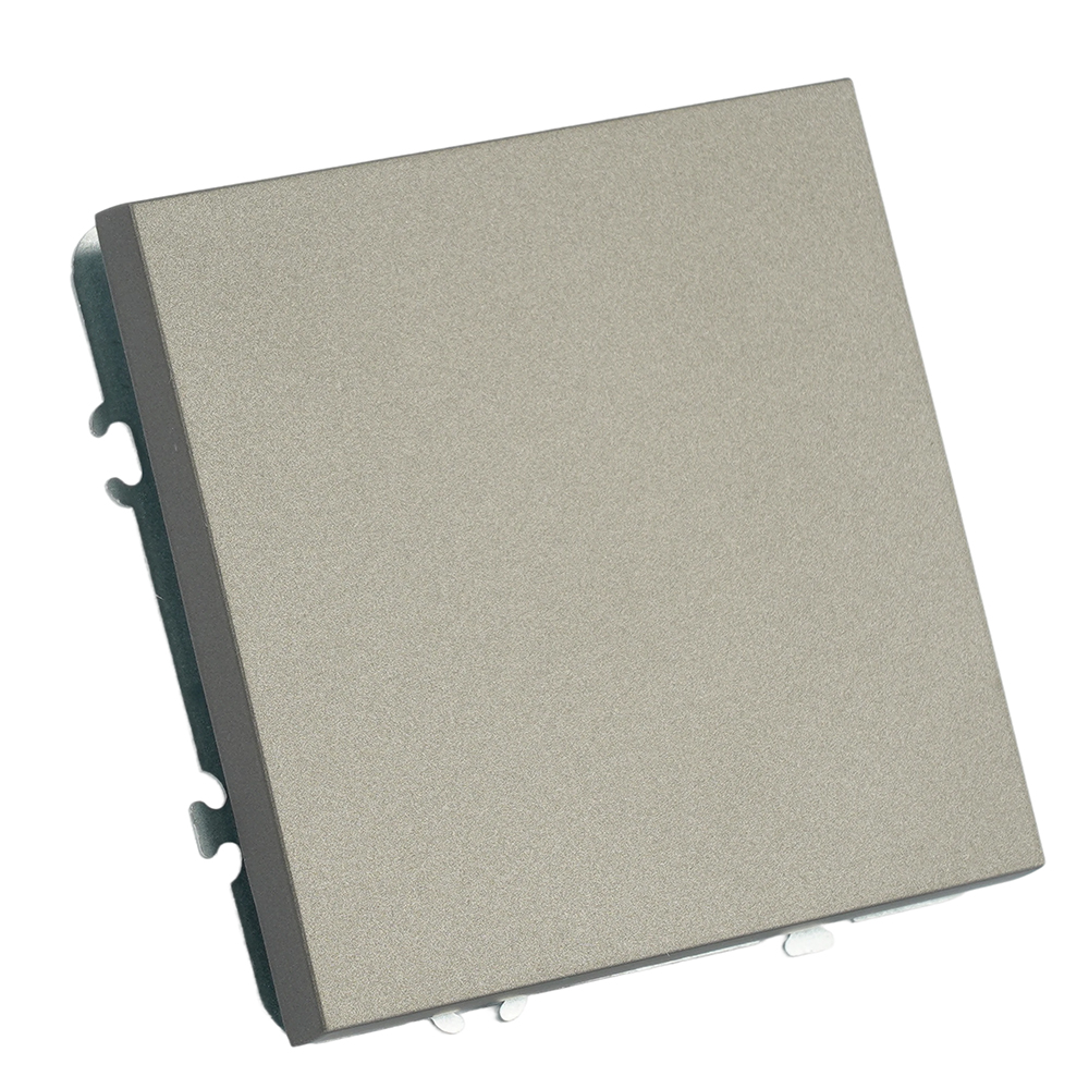 Выключатель 1-клавишный (механизм), STEKKER, 250В, 10А, серия Эмили, RSW10-5103-09, антрацит, soft touch