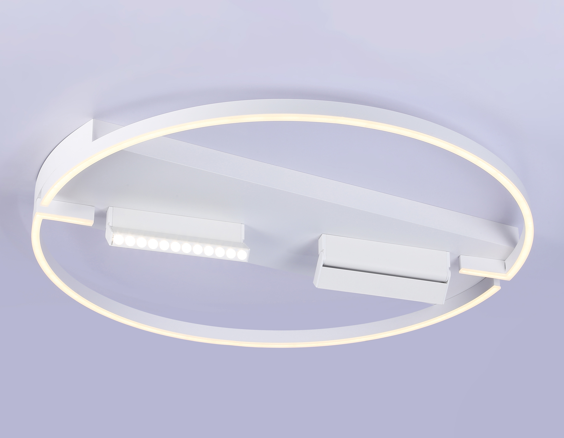 Потолочный светильник Ambrella FL51461/1+2 WH белый 106W 3000K-6400K+4200K D800*110 (ПДУ РАДИО 2.4G)