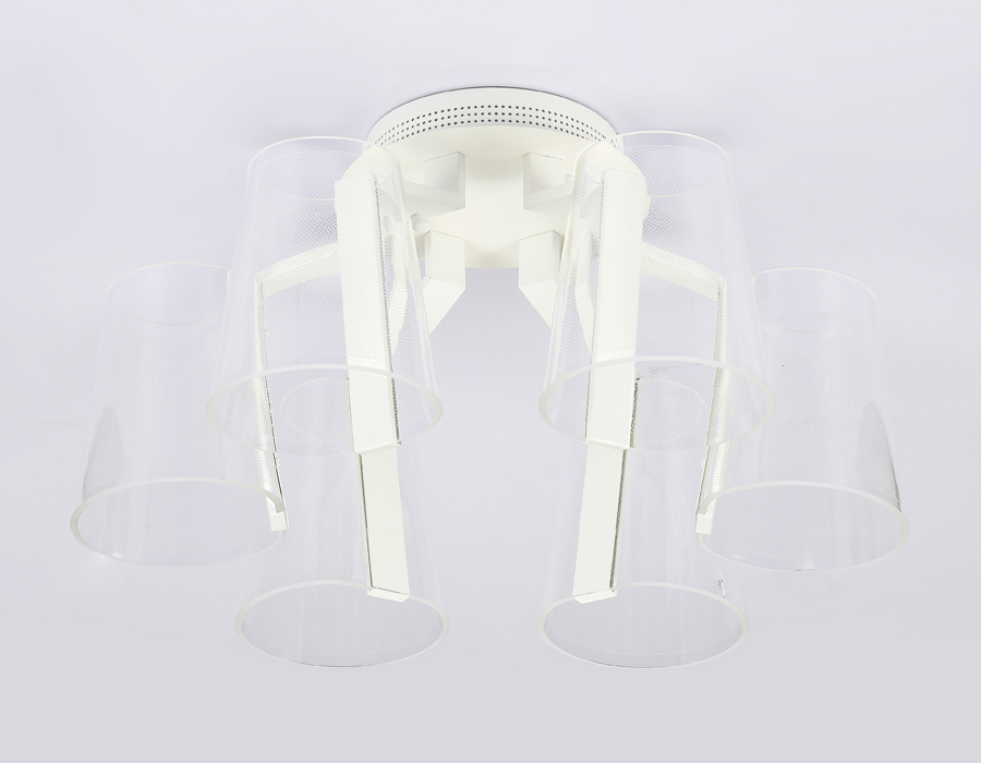 Потолочная светодиодная люстра Ambrella с пультом AK4031/6 WH белый 96W