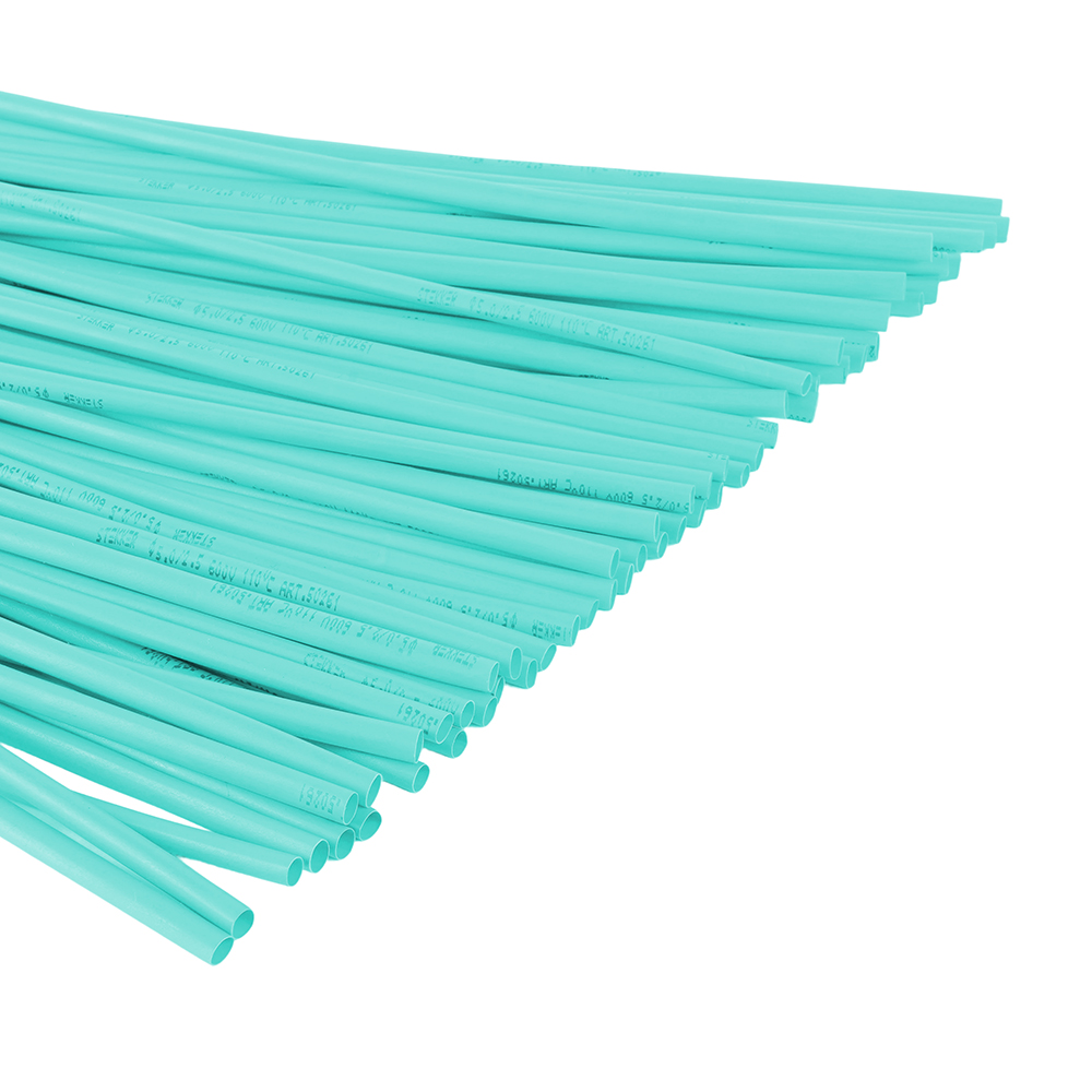 Термоусадочная трубка STEKKER 6,0/3,0 мм, длина 100 см., усадка 2:1, зеленый HST-630-100GN