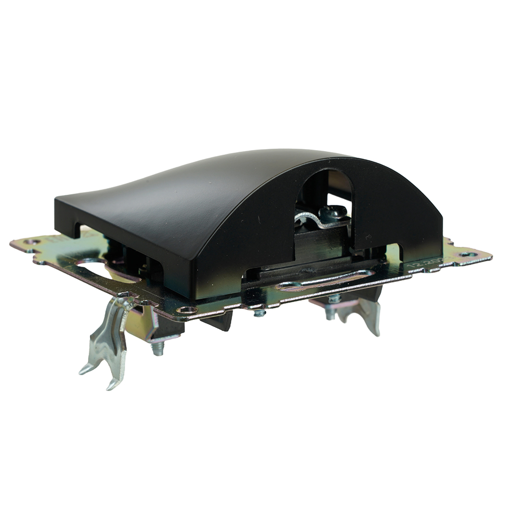 Кабельный вывод (механизм), STEKKER, серия Катрин, черный, GLS00-7116-05