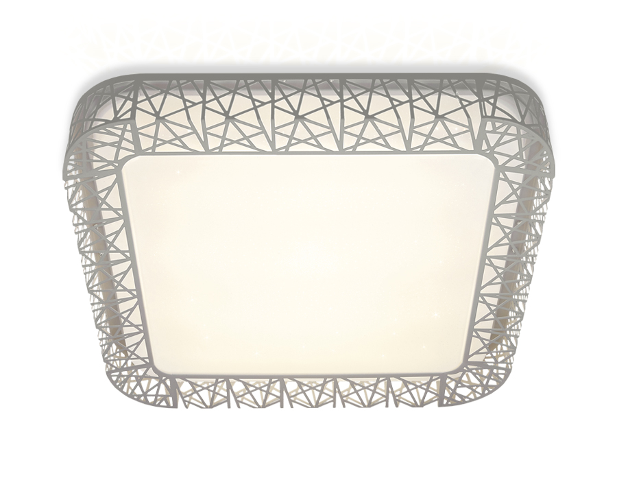 Потолочный управляемый светильник Ambrella Design FF124 WH 72W белый