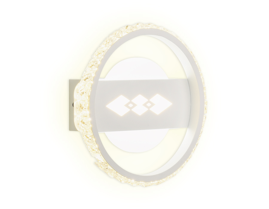 Бра Ambrella ICE FA221 WH 24W 6400K+3000K белый