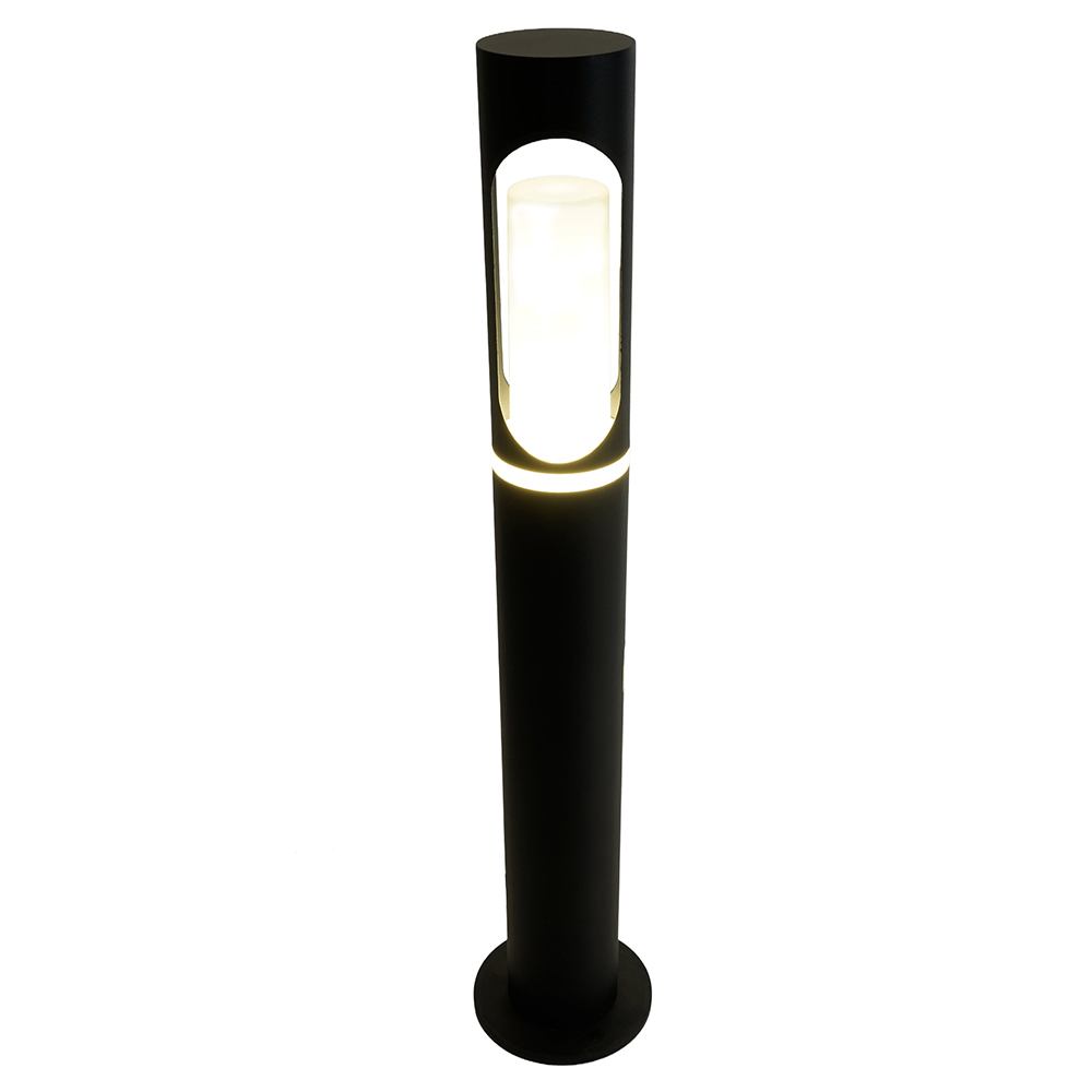 Светильник садово-парковый Feron DH1105, 15W, GU10,230V, черный (столб) Светильник садово-парковый Feron DH1105, 15W, GU10,230V, черный (столб)