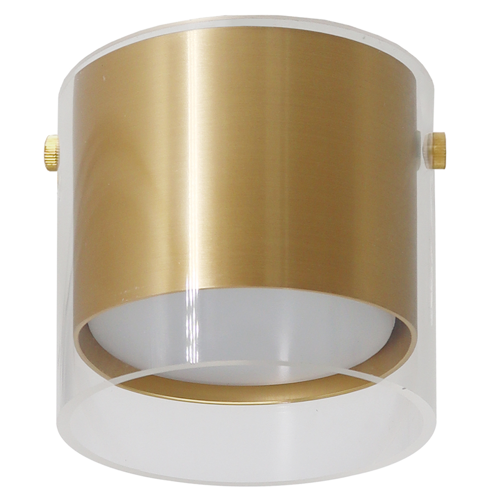 Светильник потолочный Feron HL389 Barrel LUMINA GX53 12W 230V, золото Светильник потолочный Feron HL389 Barrel LUMINA GX53 12W 230V, золото