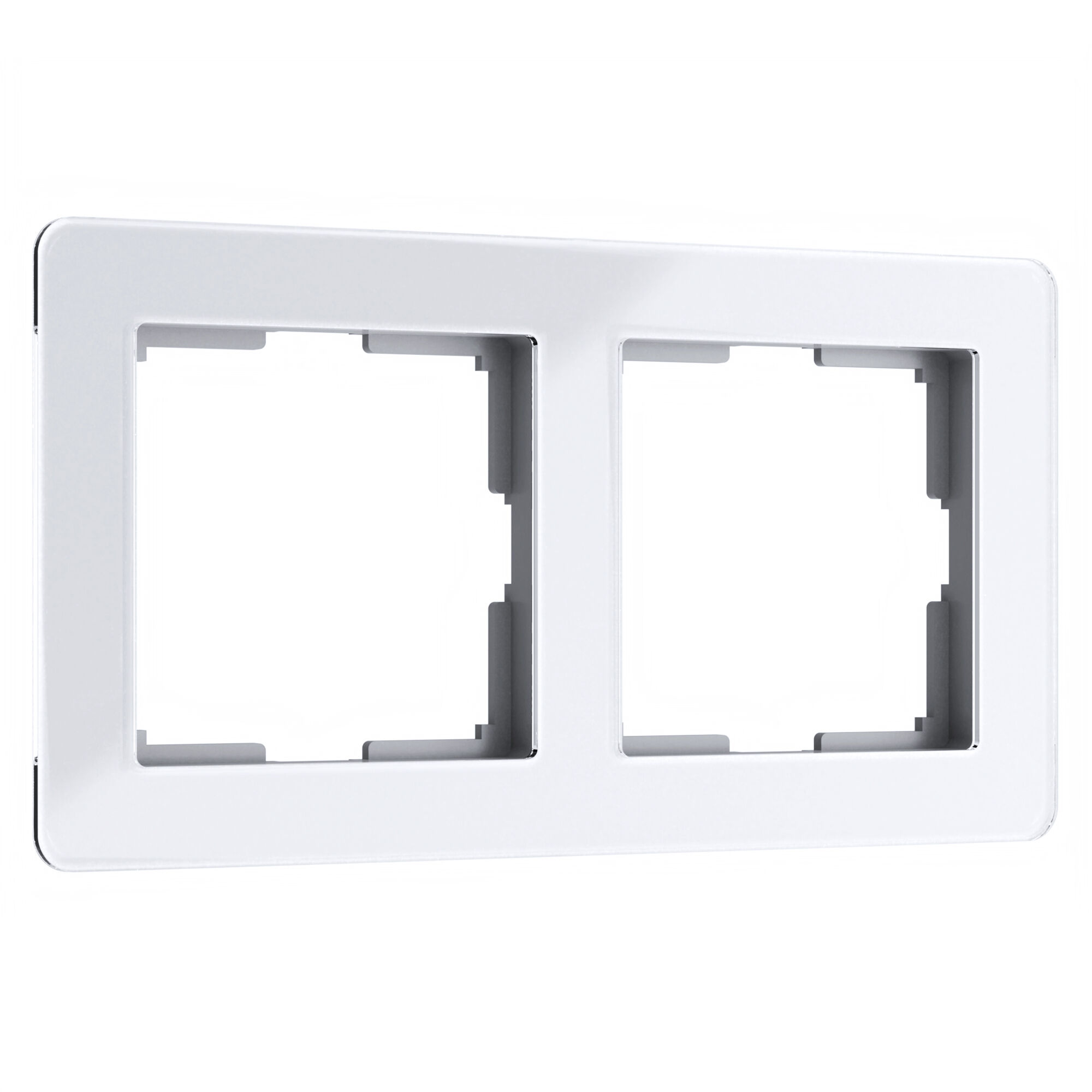 Рамка на 2 поста Acrylic Werkel (белый) W0022701