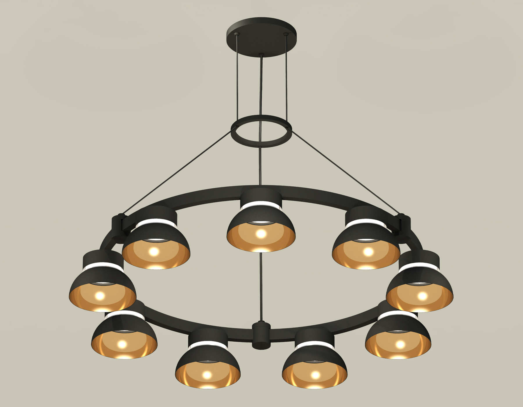 Подвесной светильник Ambrella Techno Ring XR92051702/9 SBK/PYG/CL черный песок/золото желтое полированное/прозрачный GX53 (A9205,C9242,N8145) Подвесной светильник Ambrella Techno Ring XR92051702/9 SBK/PYG/CL черный песок/золото желтое полированное/прозрачный GX53 (A9205,C9242,N8145)