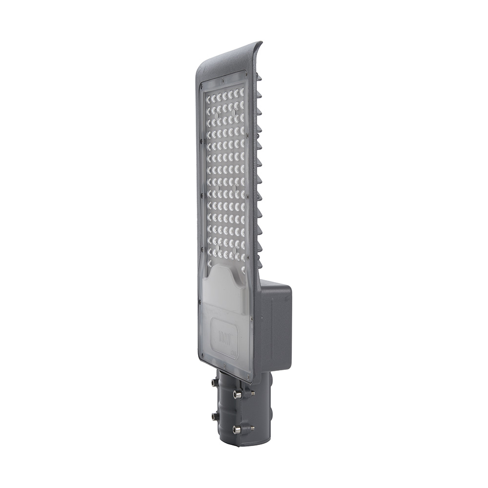 Светодиодный уличный консольный светильник Feron SP3033 100W 6400K 230V, серый Светодиодный уличный консольный светильник Feron SP3033 100W 6400K 230V, серый