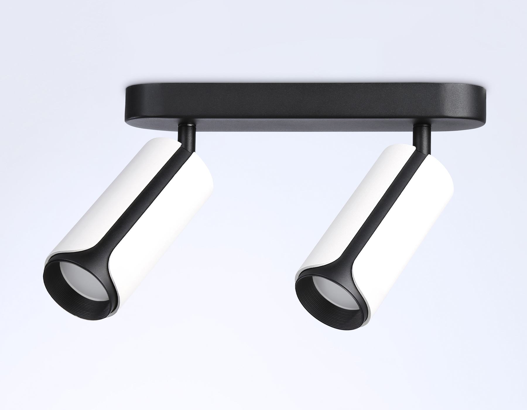 Настенно-потолочный поворотный спот Ambrella TN51596/2 WH/BK белый/черный GU10/2 260*60*195