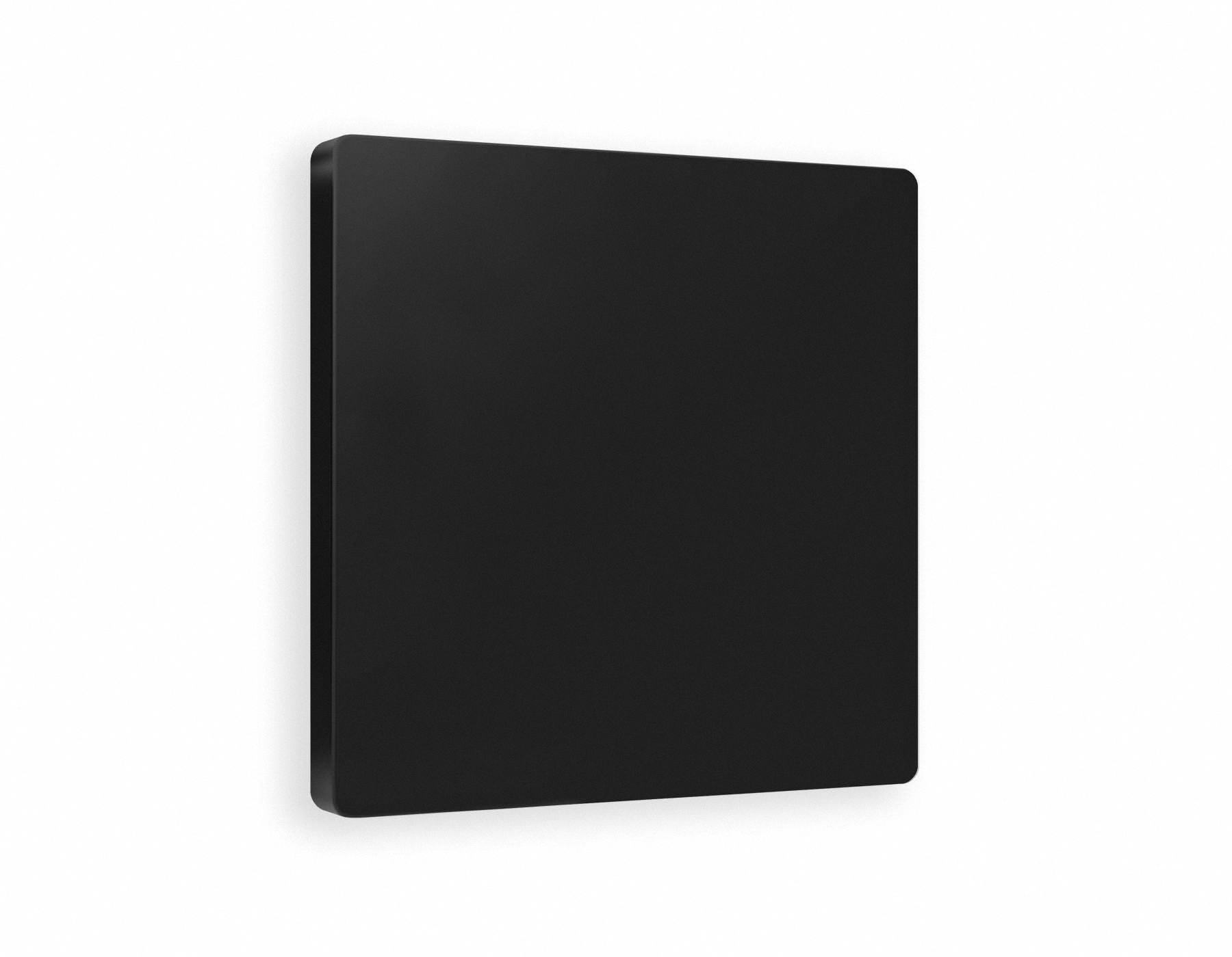 AP8160 Лицевая панель ALFA (Черный матовый) заглушка для суппорта QUANT